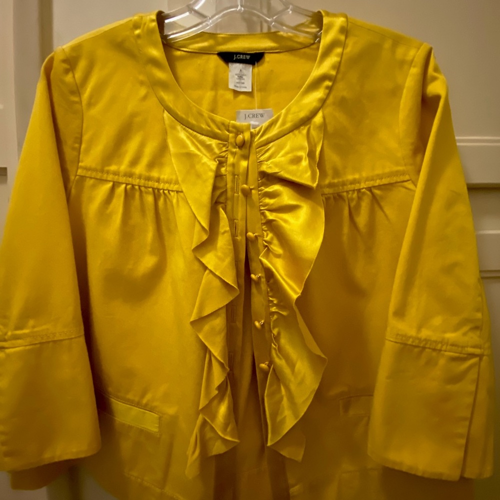 J. Crew NWT Blazer, mustard color